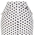 Grace Karin Occident Frauen Hüften-Wrapped Vintage Retro Baumwolle Polka Dots Rock CL008928-9